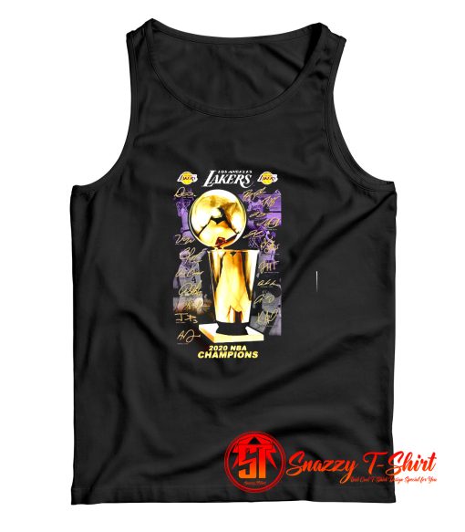 2020 Los Angeles Lakers Champions Signature Tank Top