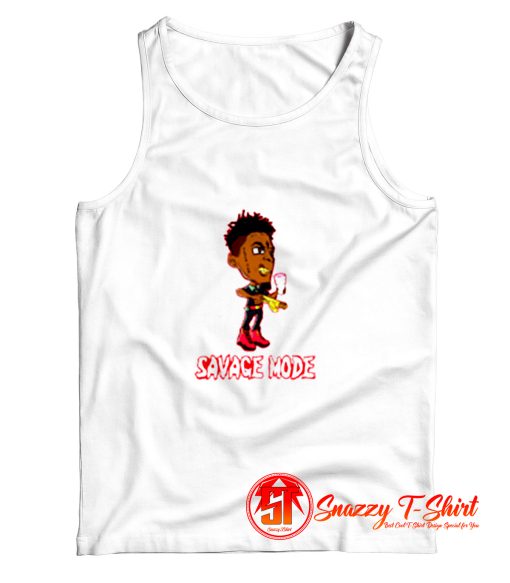 21 Savage Anime Cartoon Tank Top