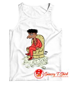 21 Savage in The Simpsons Tank Top