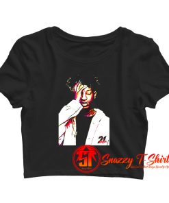 21 Savage in colorful WPAP pop art illustration Crop Top Shirt