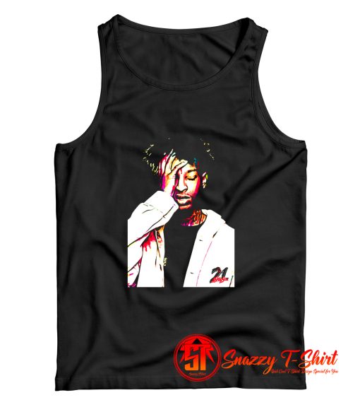 21 Savage in colorful WPAP pop art illustration Tank Top