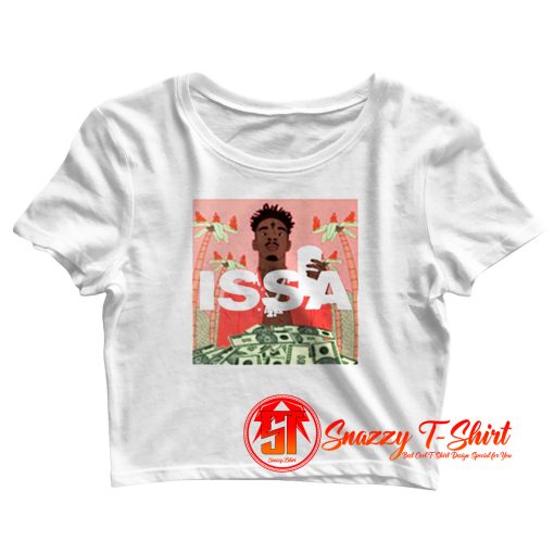 21 savage issa album 1 Essential Crop Top Shirt