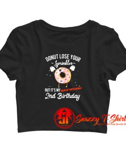 2nd Birthday Quarantine Crop Top Shirt