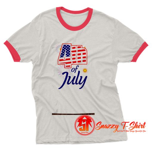 4Th Of July Ringer Tee