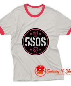 5 Second of Summer New Logo Ringer Tee