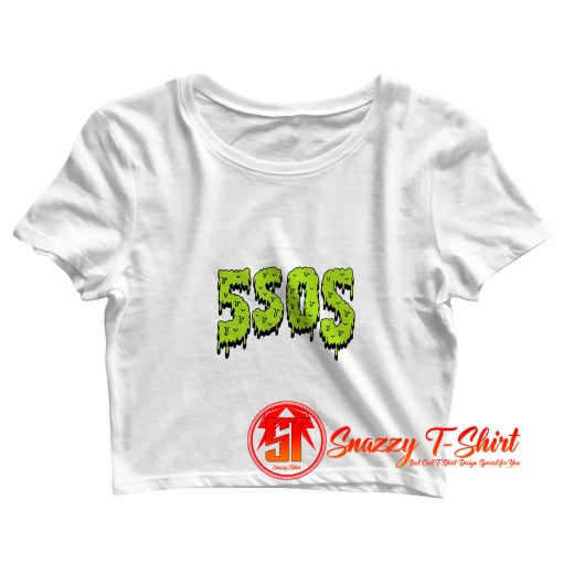 5 Second of Summer Zombie Art Crop Top Shirt