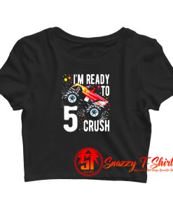 5Th Birthday Boy Crop Top Shirt