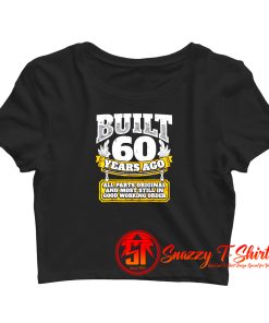 60Th Birthday Crop Top Shirt