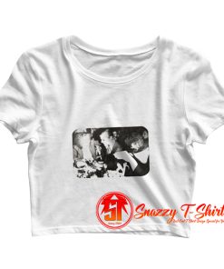 70S MUSIC PARTY Bette Midler David Bowie.Jim Croce Tom Waits Crop Top Shirt