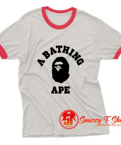 A Bathing Ape Logo Ringer Tee