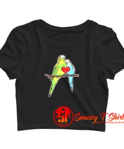 A Budgie Lover Crop Top Shirt