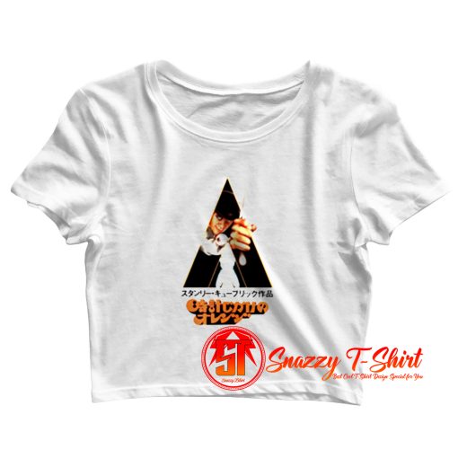 A CLockwork Orange Kanji Japanese Crop Top Shirt