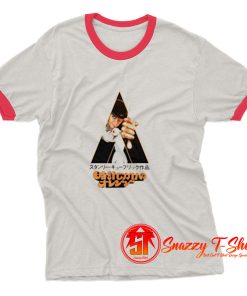 A CLockwork Orange Kanji Japanese Ringer Tee