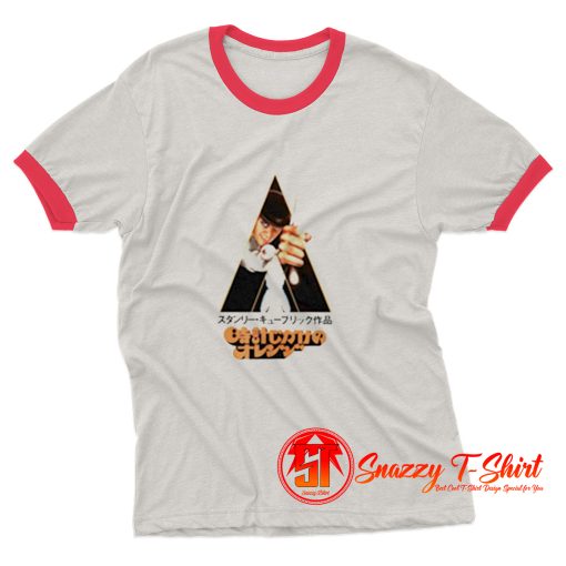 A CLockwork Orange Kanji Japanese Ringer Tee