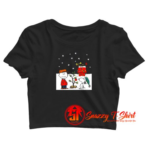 A Charlie Brown Christmas The classic animated televisi Crop Top Shirt