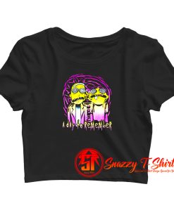 A Day To Remember Rick and Morty Crop Top Shirt