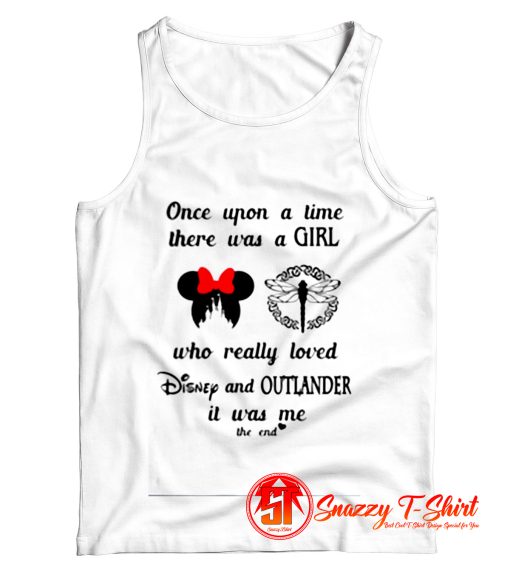 A Girl Who Really Loved Disney And Outlander Tank Top