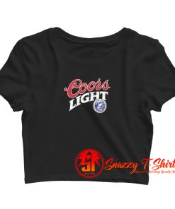 A Taste Horn Coors Light Beer Crop Top Shirt