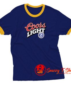 A Taste Horn Coors Light Beer Ringer Tee