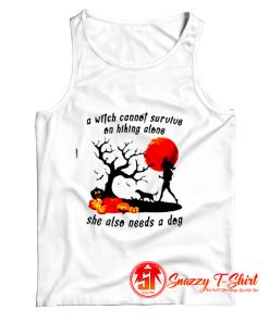 A Witch Cannot Survive On Hiking Alone Tank Top