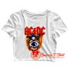 ACDC Fly on the Wall Album Cover Crop Top Shirt