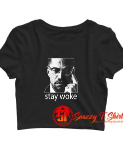 ACTIVIST MALCOLM Stay Woke Crop Top Shirt