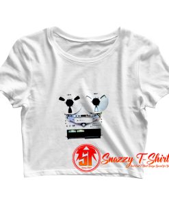 AKAI TEAC Vintage Reel to Reel Crop Top Shirt