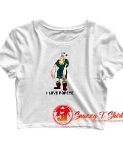 ALICE THE GOON I LOVE POPEYE Crop Top Shirt