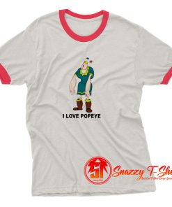 ALICE THE GOON I LOVE POPEYE Ringer Tee