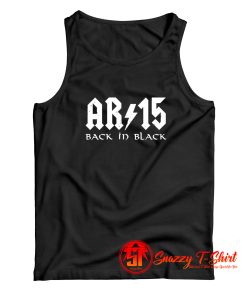 AR15 Back In Black Tank Top