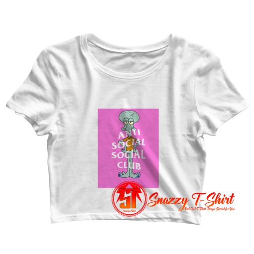 ASSC X Squidward Crop Top Shirt