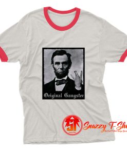 Abraham Lincoln Original Gangster Ringer Tee