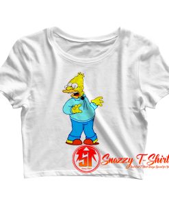 Abraham Simpson Crop Top Shirt