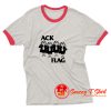 Ack flag funny black flag Ringer Tee