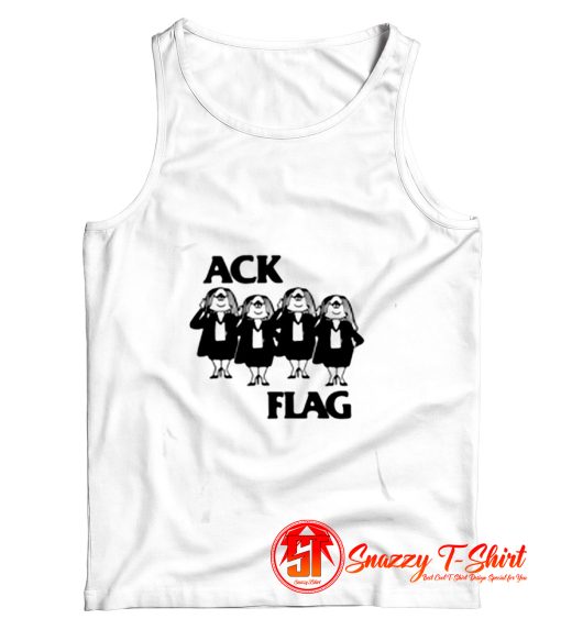 Ack flag funny black flag Tank Top