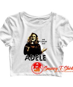 Adele Concert 2017 Tour The Finale Music Crop Top Shirt