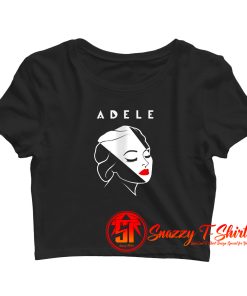 Adele Famous Singer Tour Logo Crop Top Shirt