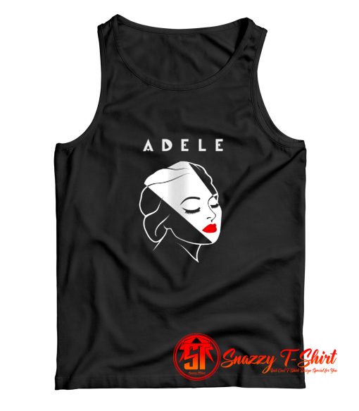 Adele Famous Singer Tour Logo Tank Top