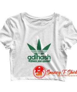 Adihash Gives you speed Crop Top Shirt