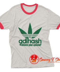 Adihash Gives you speed Ringer Tee