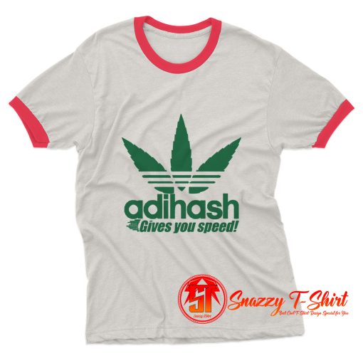 Adihash Gives you speed Ringer Tee