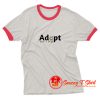 Adopt Dont Shop Ringer Tee