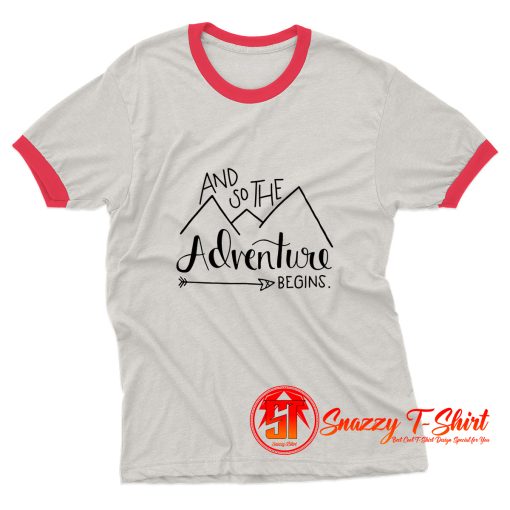 Adventure Begins Ringer Tee