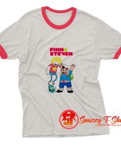 Adventure TIme Finn and Steven Universe Ringer Tee