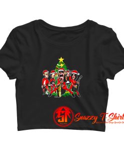 Aerosmith Chibi Christmas Crop Top Shirt