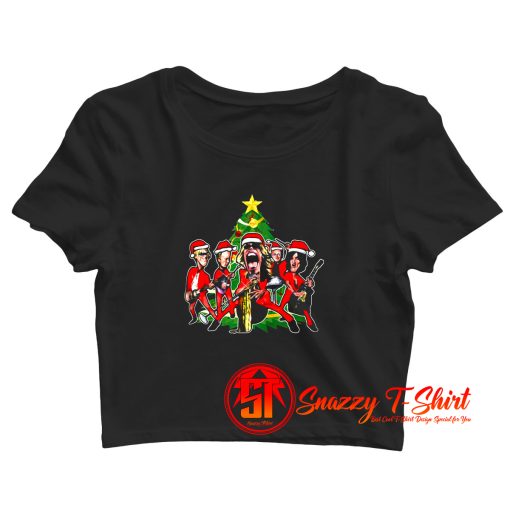 Aerosmith Chibi Christmas Crop Top Shirt