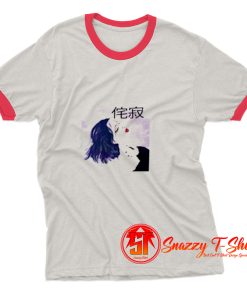 Aesthetic Wabi Anime Ringer Tee