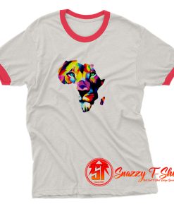 Africa Lion Ringer Tee