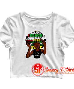 African American Women Crop Top Shirt