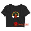 African Unicorn Crop Top Shirt